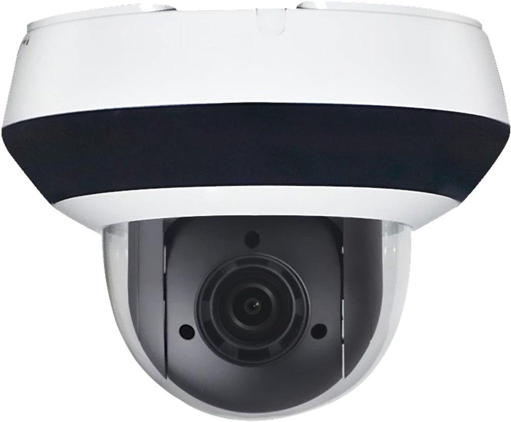 4MP Outdoor PTZ IP Camera Dome, 4X Optical Zoom, 66ft IR Night Vision, H.265+, IP66 H44264