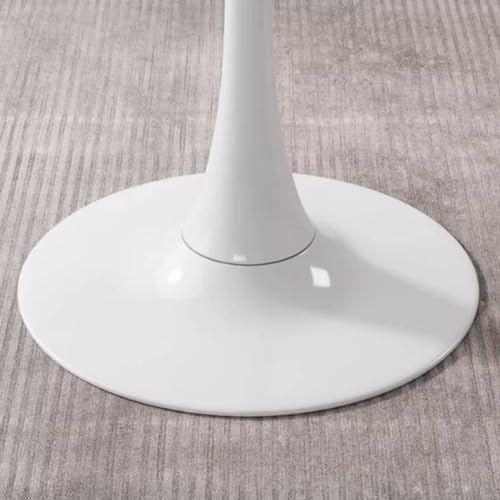 60/70/80cm Round Marble Dining Table with Metal Base R763426