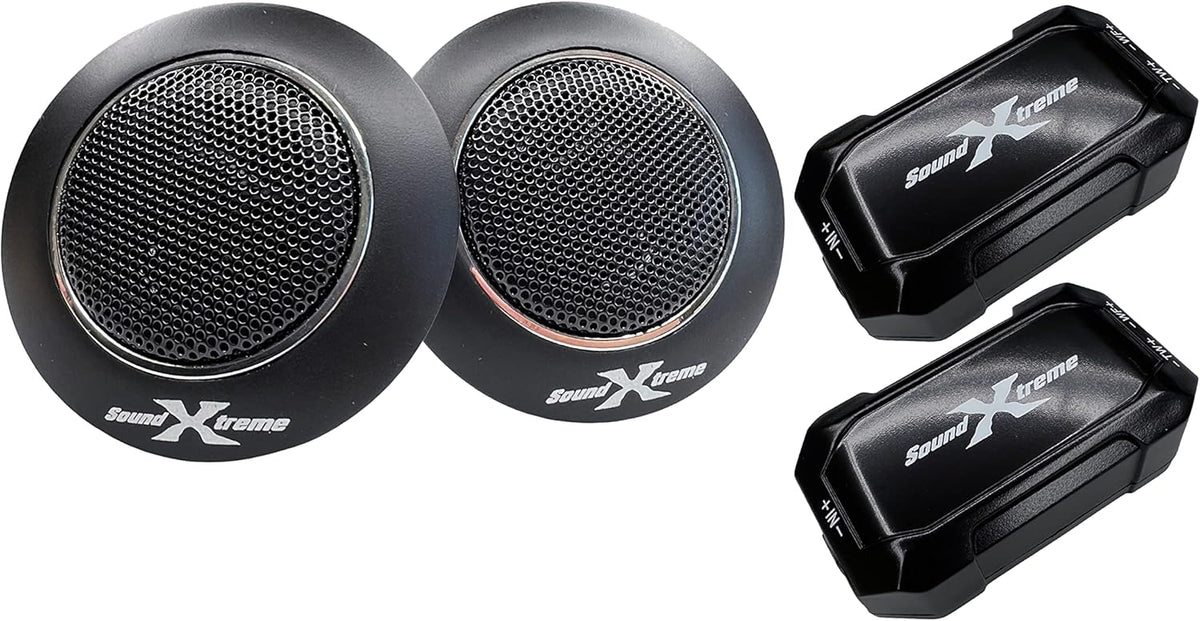 2 Pairs 6.5-Inch 2-Way Car Audio Component Speaker System G7370