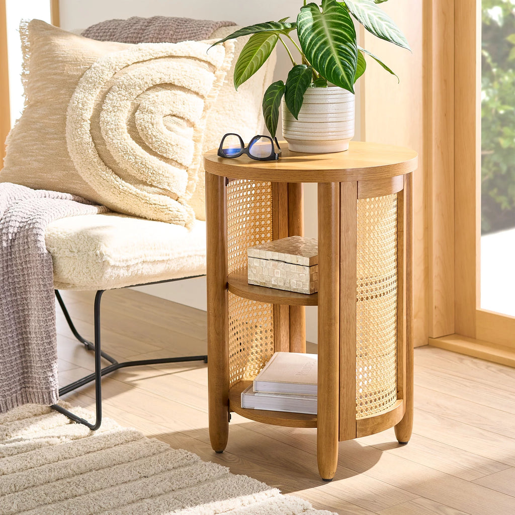 Side Table, Light Honey Finish B8331