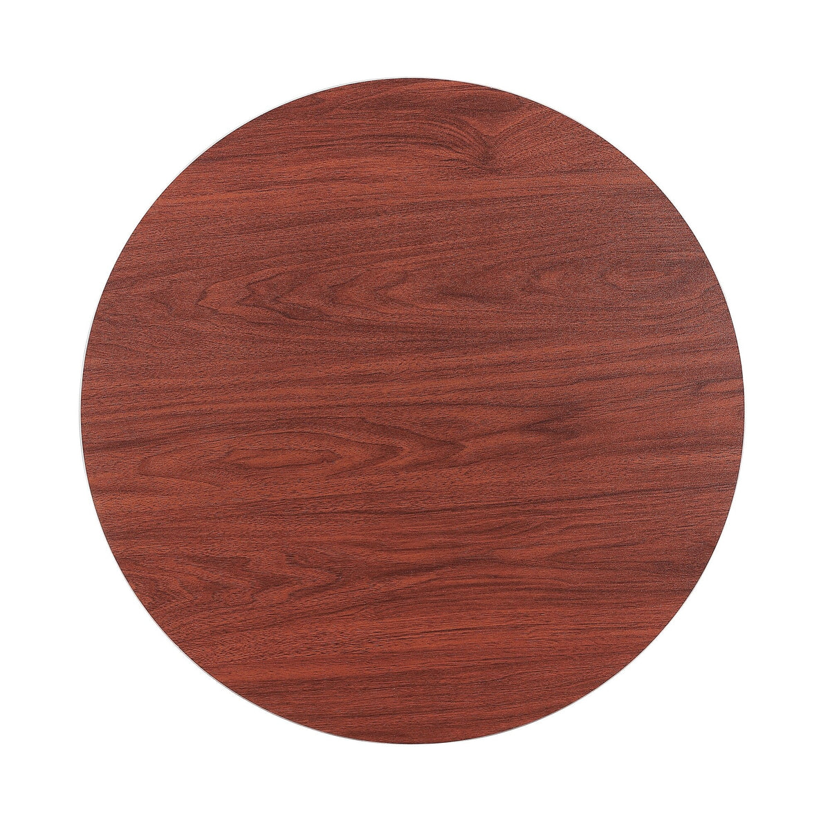 32-inch Modern Round Coffee Table with Wood Top T955334