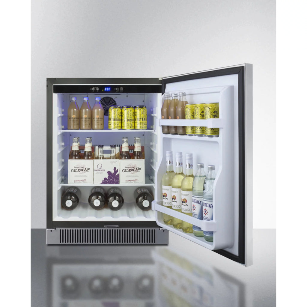 24 in. Wide Built-In Outdoor All-Refrigerator S269972