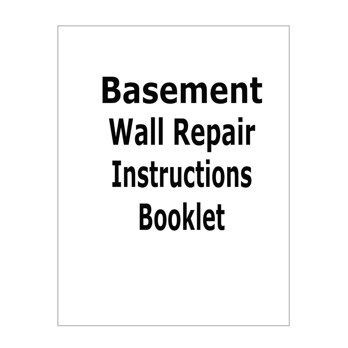50 ft Carbon Fiber Wall Crack Repair Kit X6292