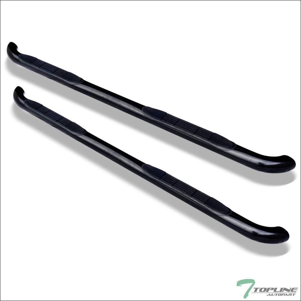 Black Steel Side Step Nerf Bars E8229