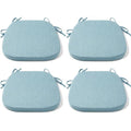 Rust Orange U Shaped Chair Cushions Set of 4 C4232