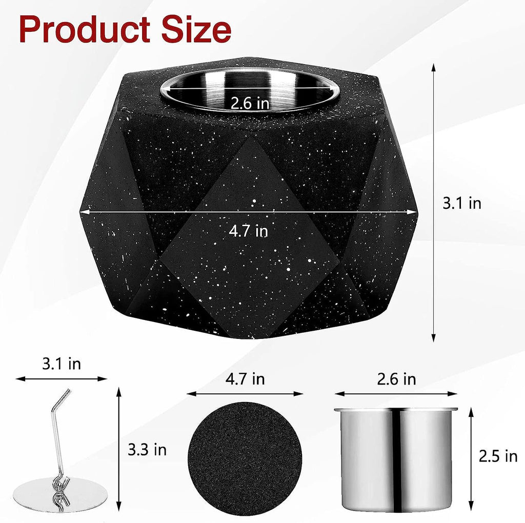 Concrete Tabletop Fire Pit Bowl Alcohol Burner B89249