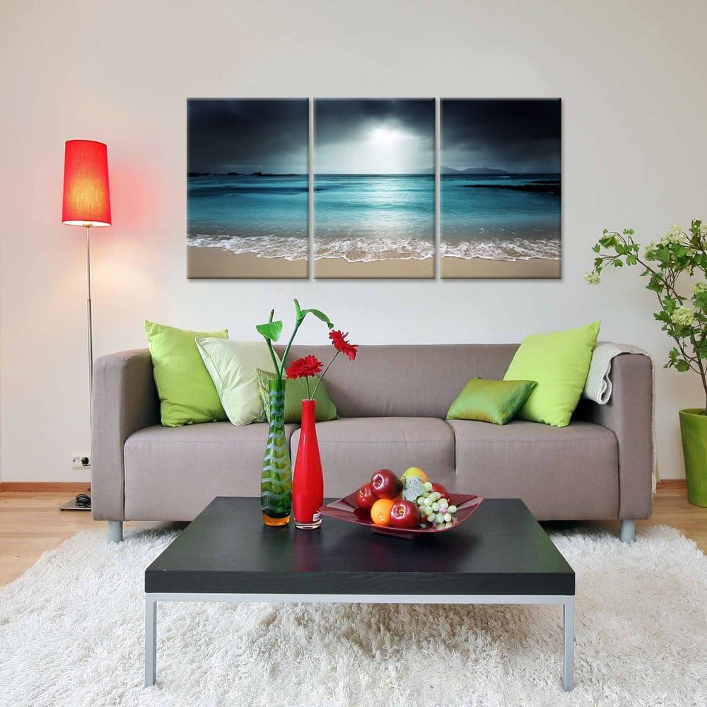 Blue Sea Canvas Wall Art T858