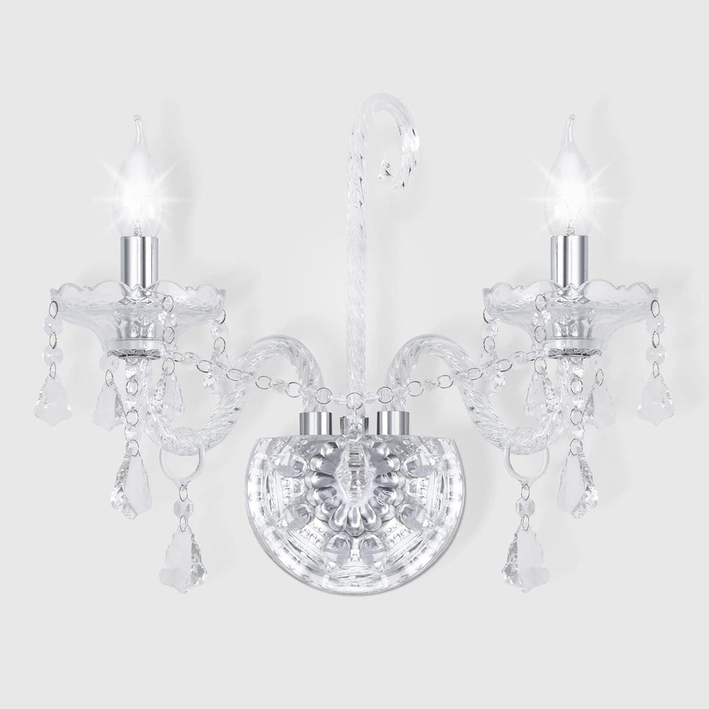 Crystal Candle Wall Sconce L4740