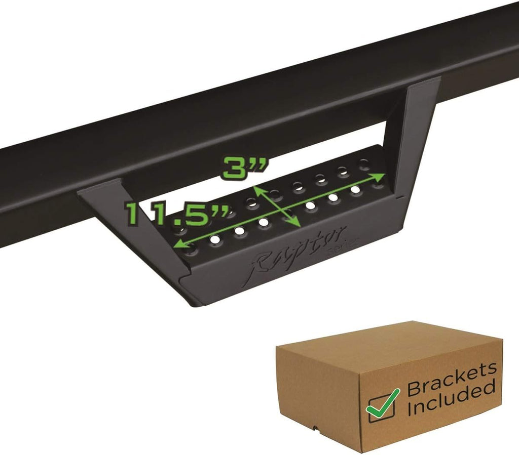 Black Textured Drop Steps Running Boards R848191