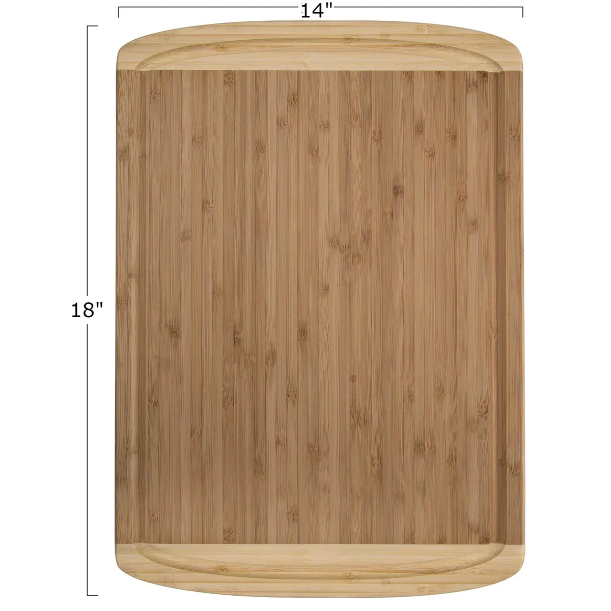 Extra Large Bamboo Cutting Board with Juice Grooves B3370