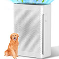 HEPA Air Purifier with Adjustable Fan Speed, Quiet Sleep Mode, 410 sq. ft Coverage, White N40214