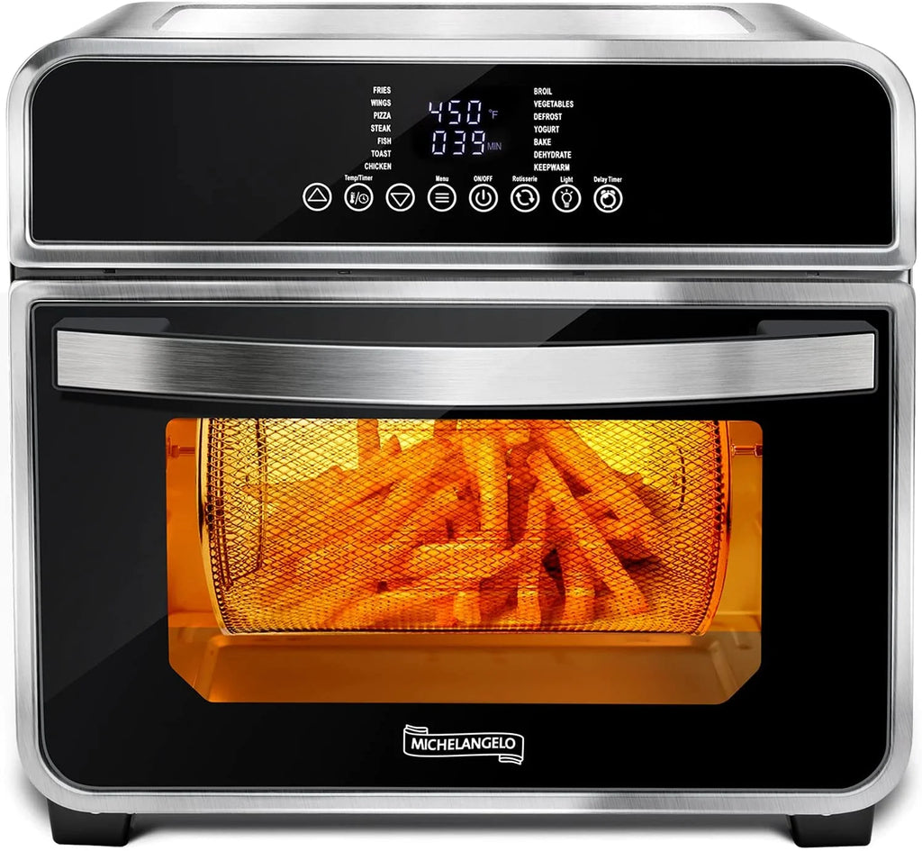 15-In-1 16 Quart Air Fryer Toaster Oven with 7 Accessories T915