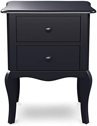 Traditional Wood 2-Drawer Nightstand in Espresso S13306