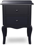 Traditional Wood 2-Drawer Nightstand in Espresso S13306