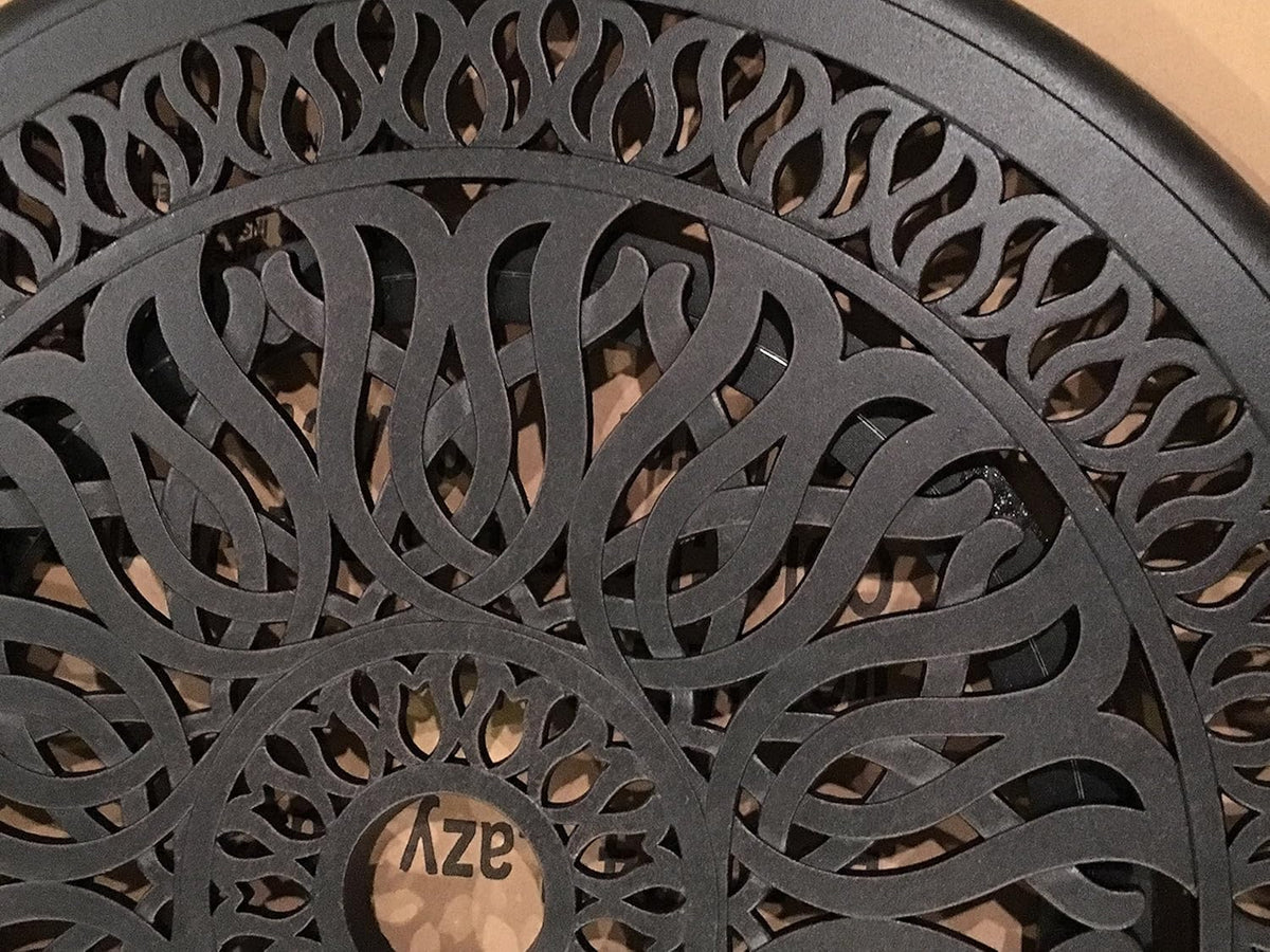Bronze Cast Aluminum Lazy Susan Turntable Rotating Tray B3404