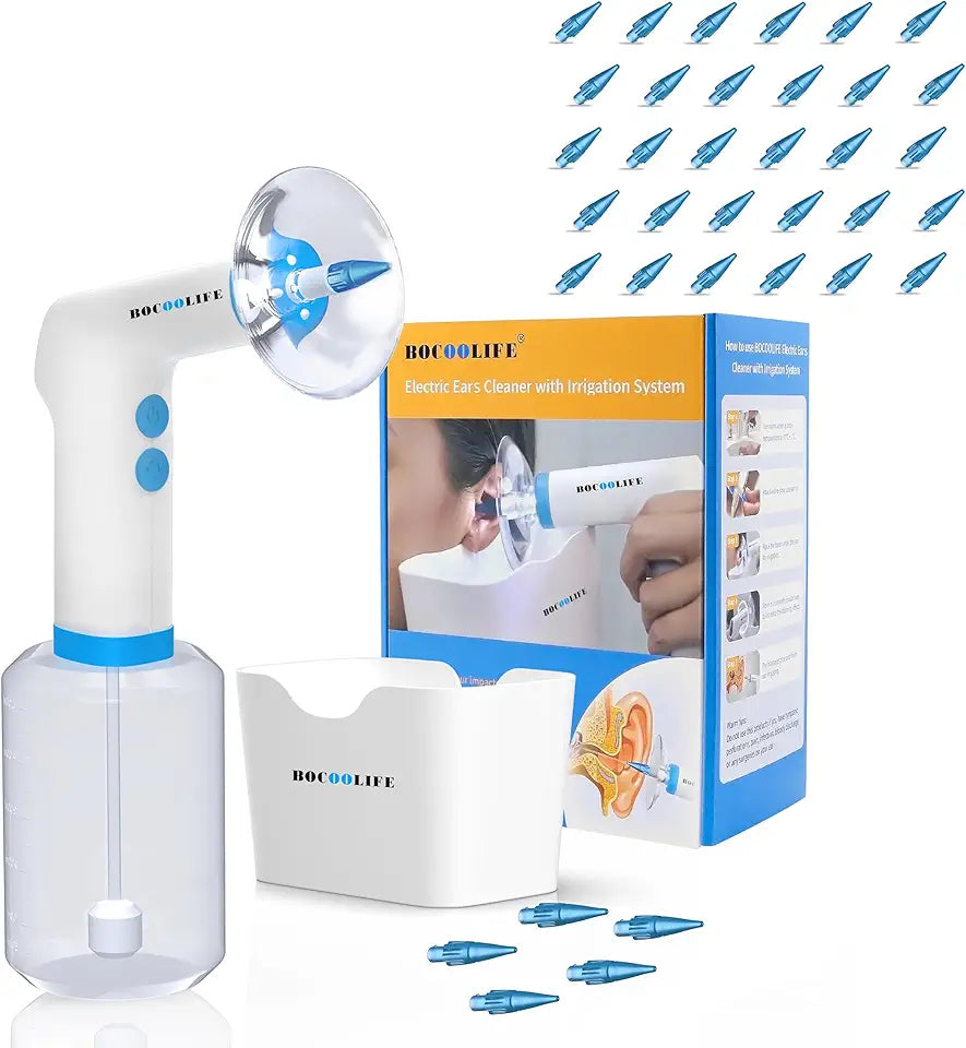 Electric Ear Irrigation Flushing Kit with 5pcs Ear Tips X760593