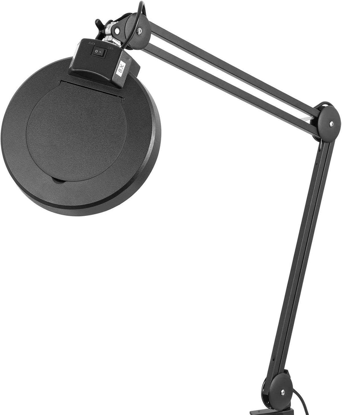 8x Magnifying Glass Architect Lamp with Desk Clamp Mount Q258978