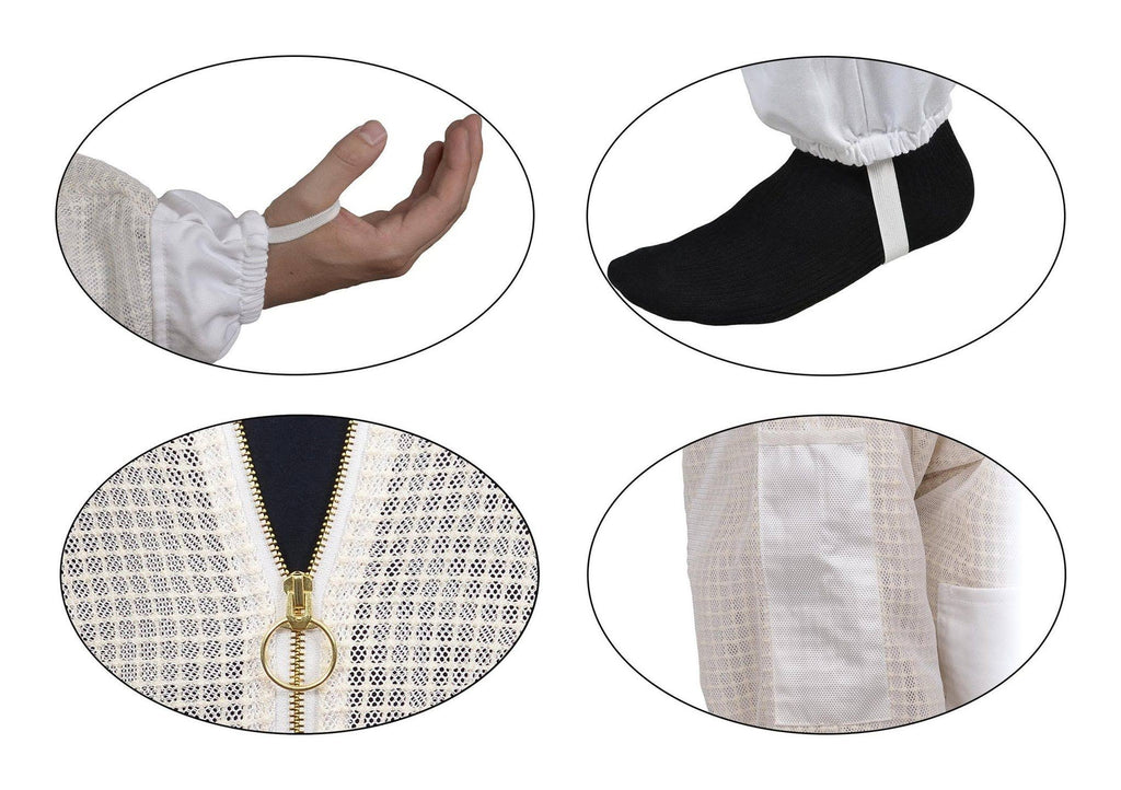 Aerated Beekeeping Suit with Square Veil Y120