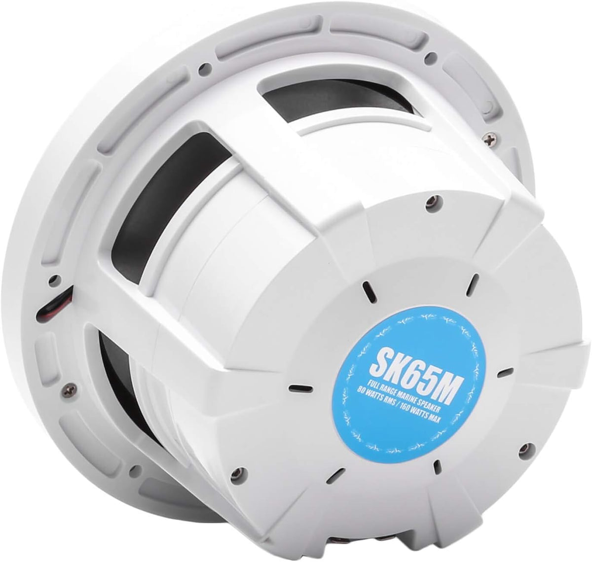 6.5" 2-Way Marine Coaxial Speakers, Pair (White) C941209