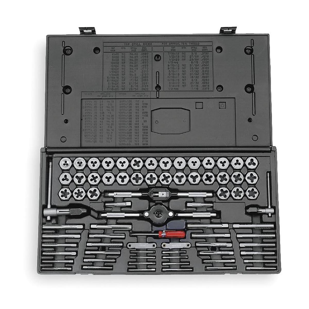 75 PC Carbon Steel Tap and Die Set A451827