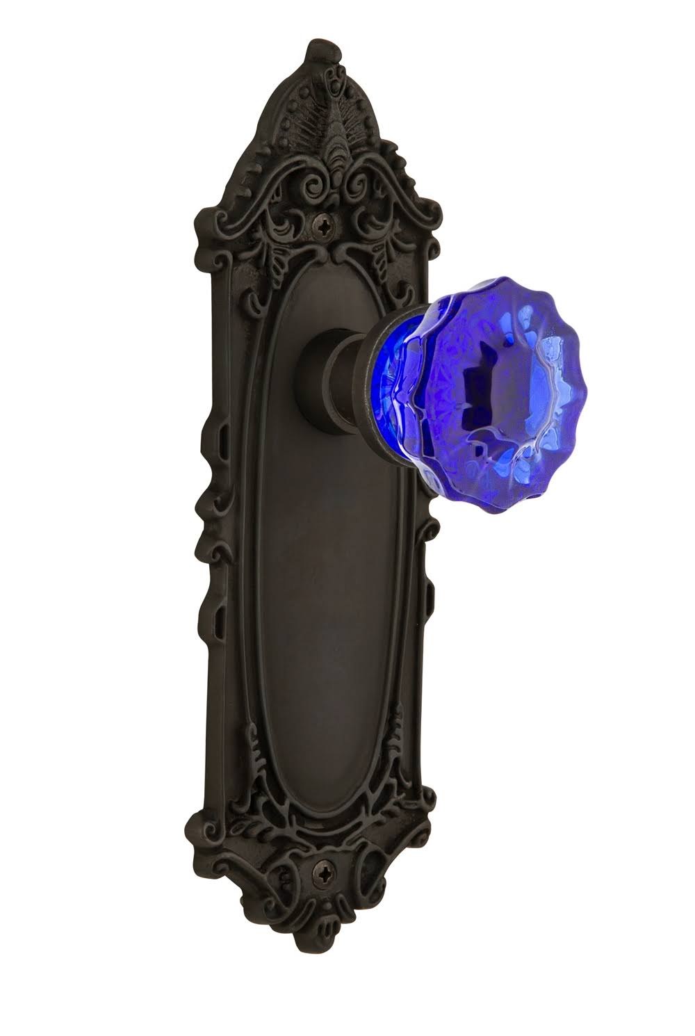 Crystal Cobalt Glass Door Knob C420583