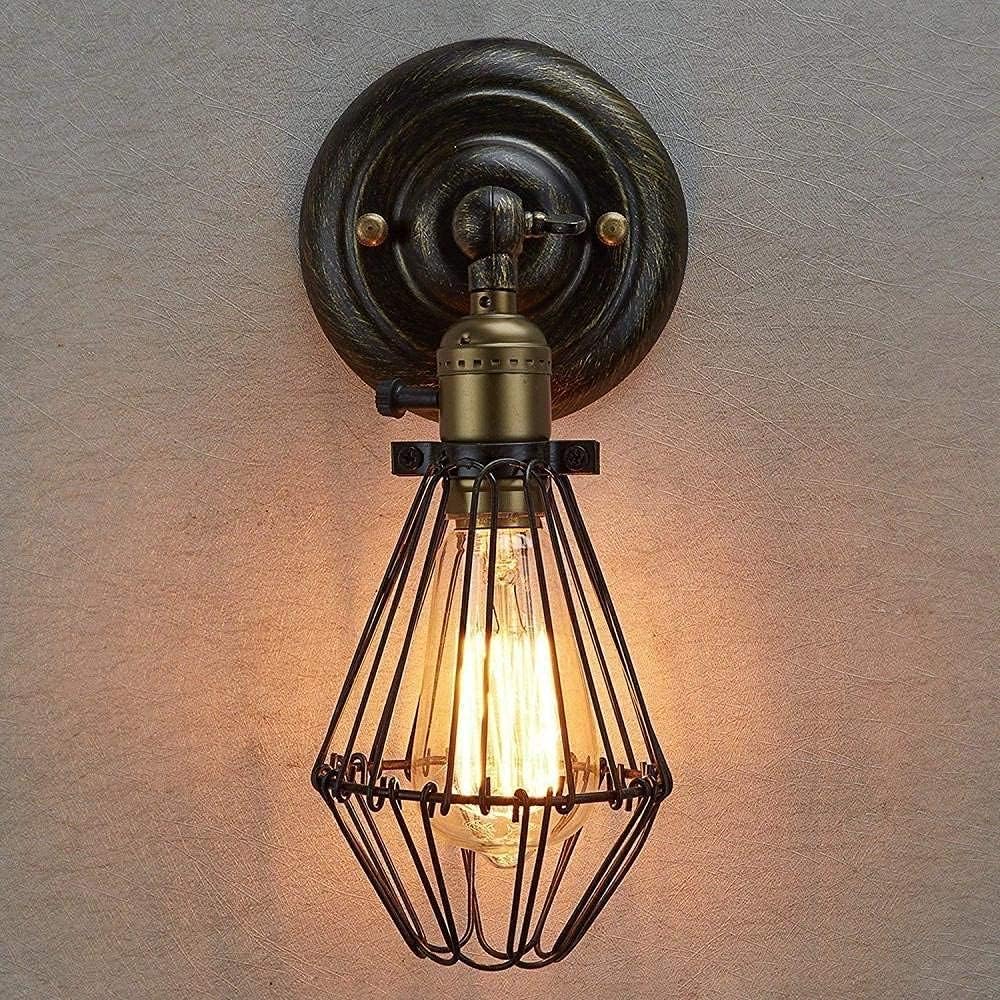 Retro Cage Wall Lamp A99393