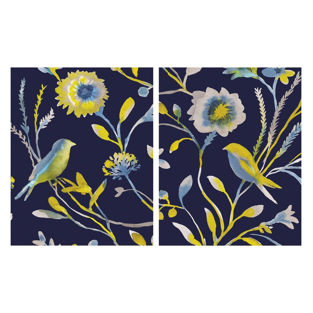 Birds and Feathers Canvas Art Set of II 16 inch x 20 inch J338744