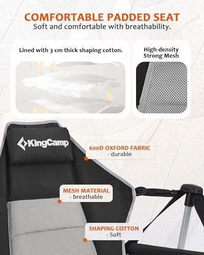 Oversized Folding Hammock Camping Chair with Cup Holder M4461
