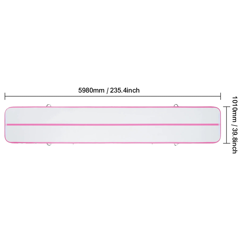 20ft Inflatable Gymnastics Mat with Pump D456085