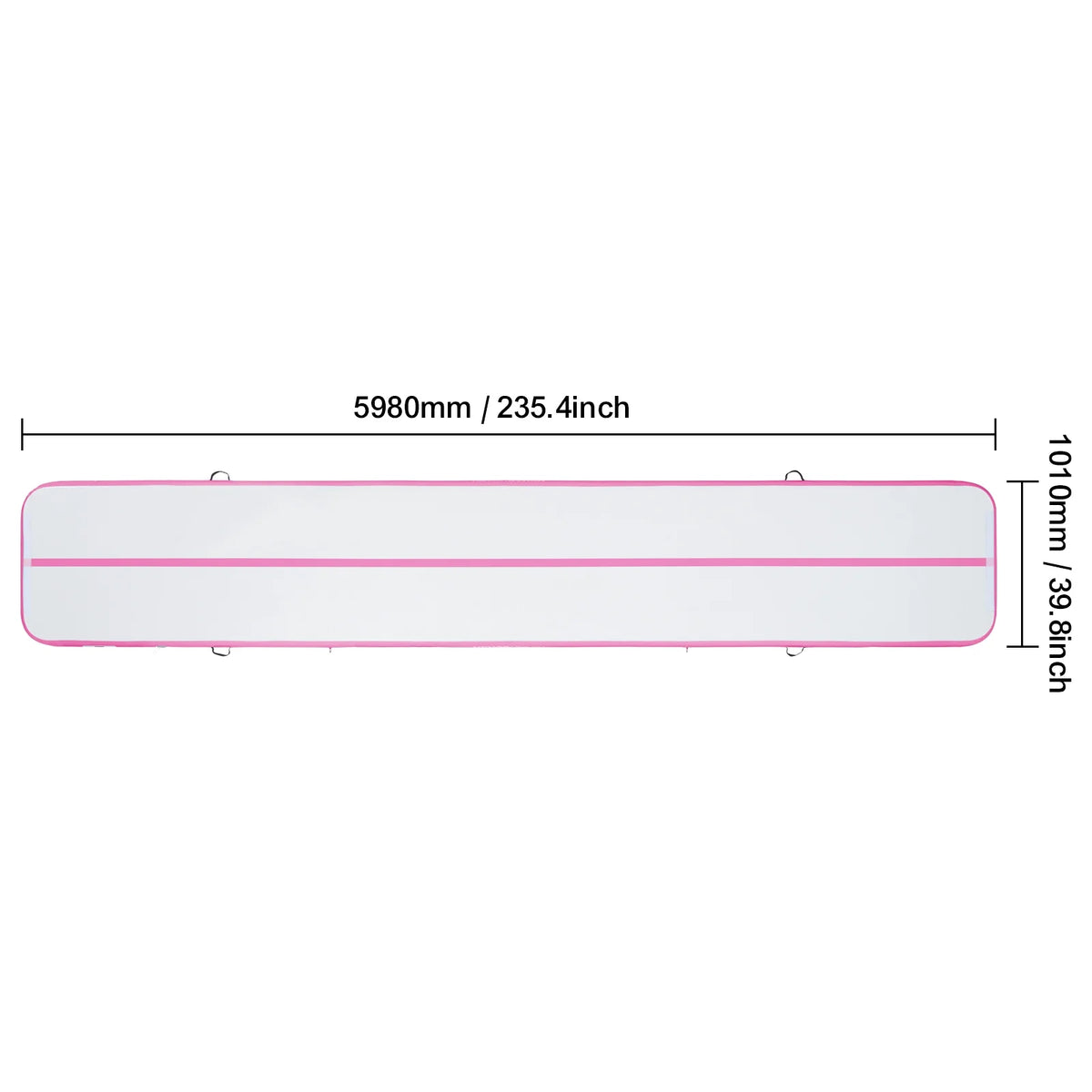 20ft Inflatable Gymnastics Mat with Pump D456085