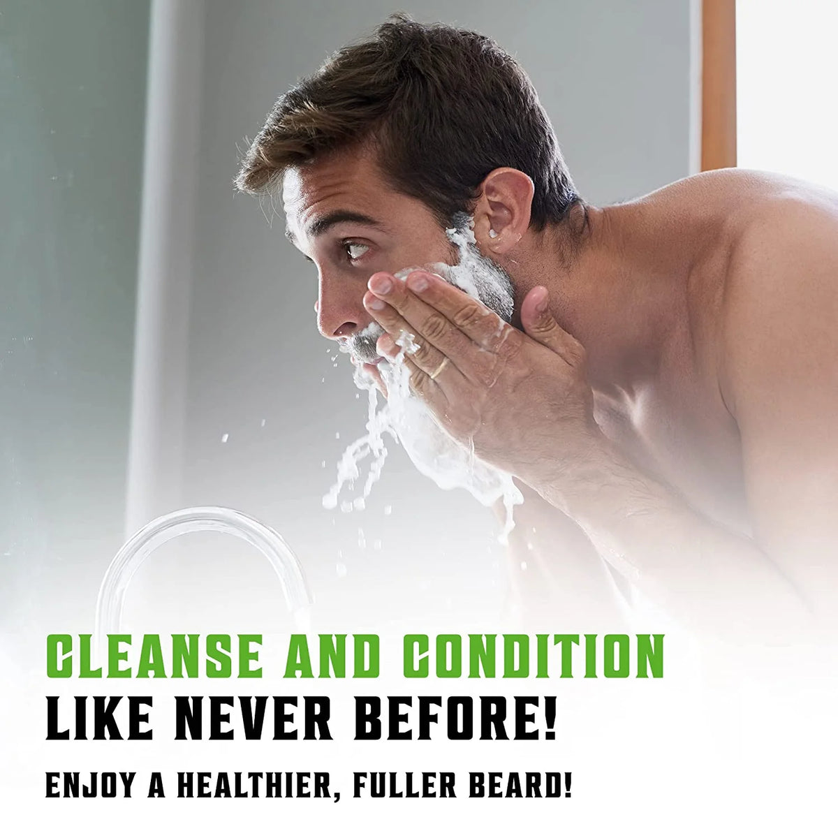 Beard Wash & Beard Conditioner Peppermint & Eucalyptus 34 Oz O214024