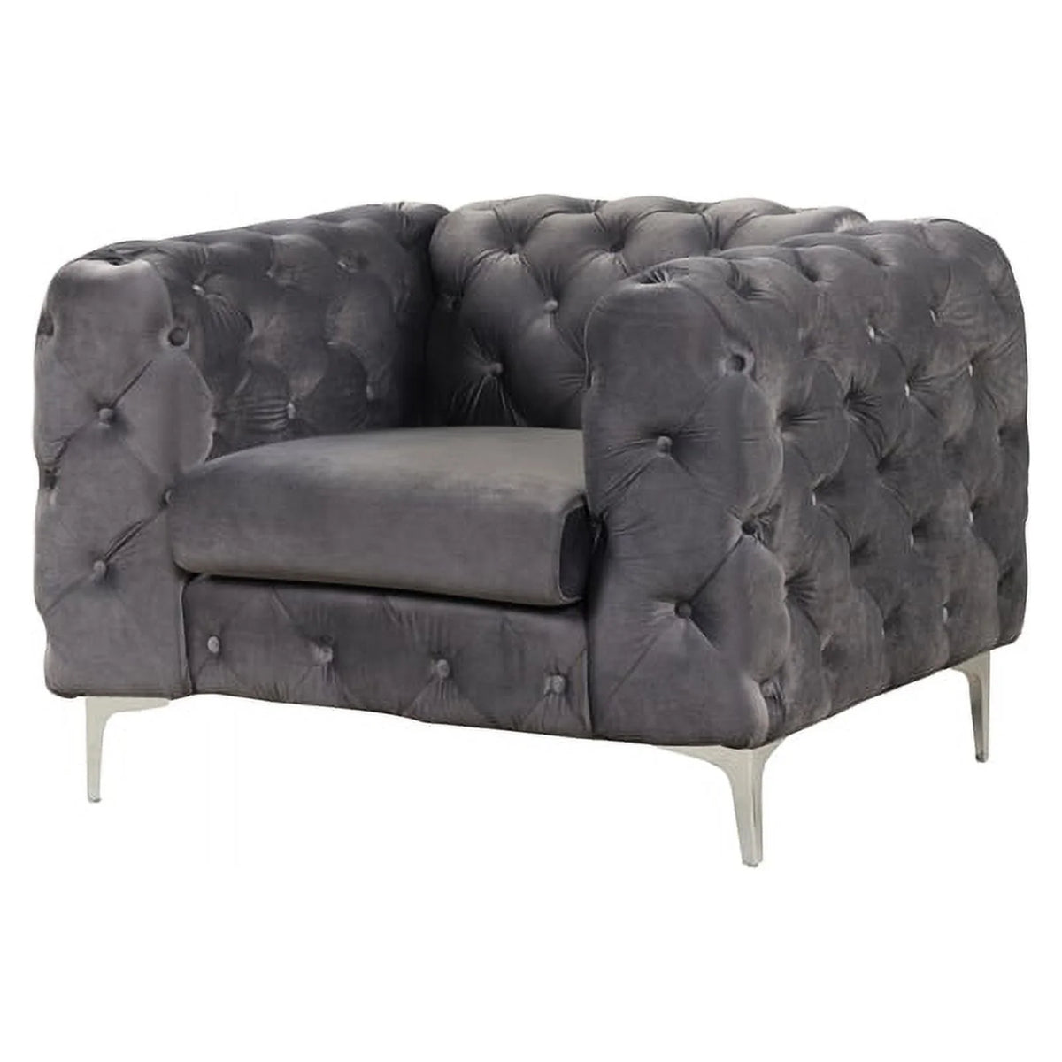 Velvet Sofa and Two Chairs Set G50496