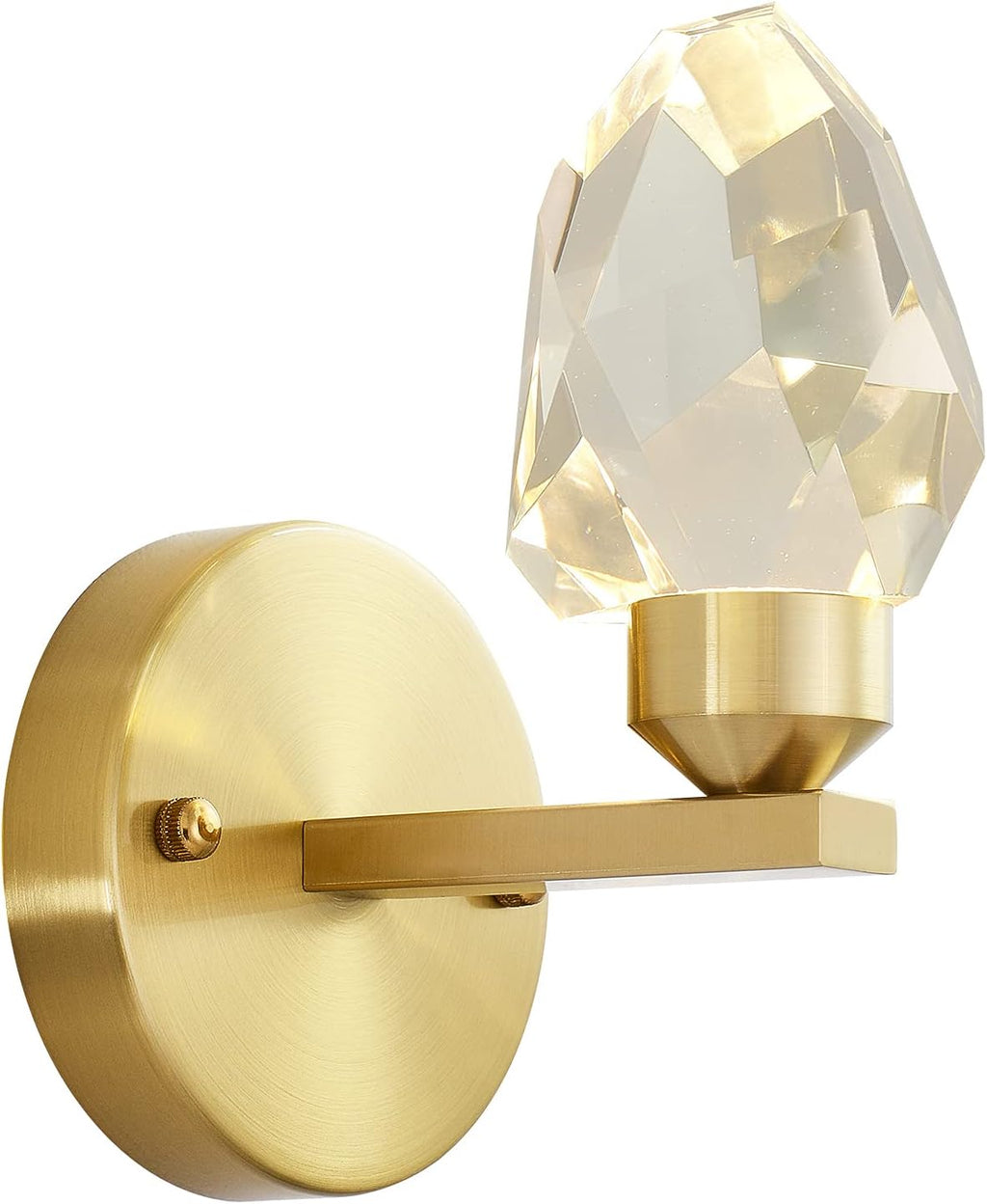 Crystal Gold Wall Sconce, K9 Crystal Wall Mounted Light E775