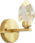 Crystal Gold Wall Sconce, K9 Crystal Wall Mounted Light E775