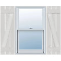 Rustic Faux Wood Shutters E283