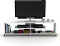 Wooden TV Stand with 4 Shelves L83283