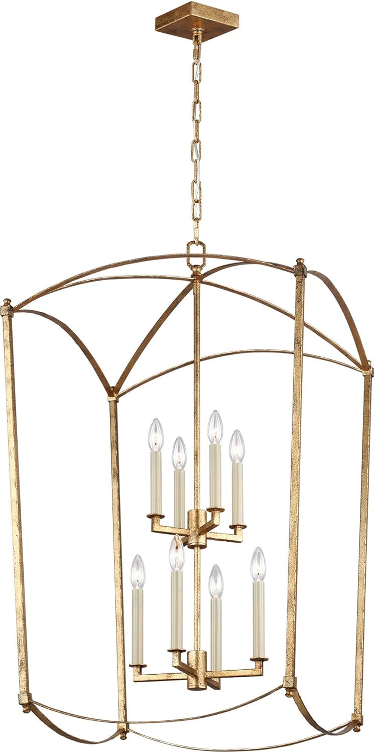 5-Light Antique Guild Candle Chandelier B377903