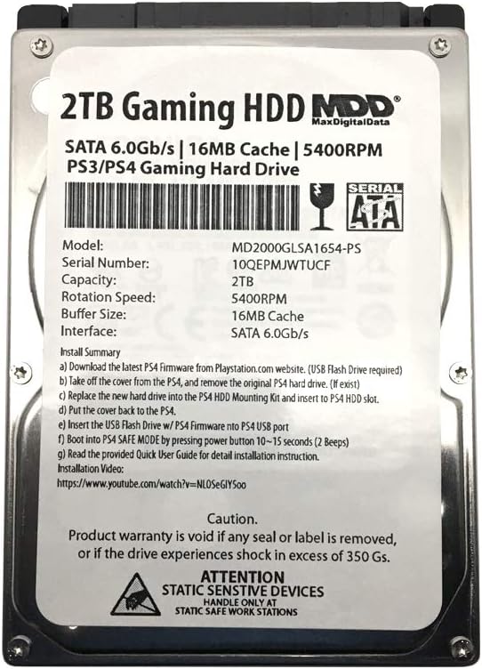 2TB 5400RPM 8MB Cache SATA 6.0Gb/s 2.5 Hard Drive P212