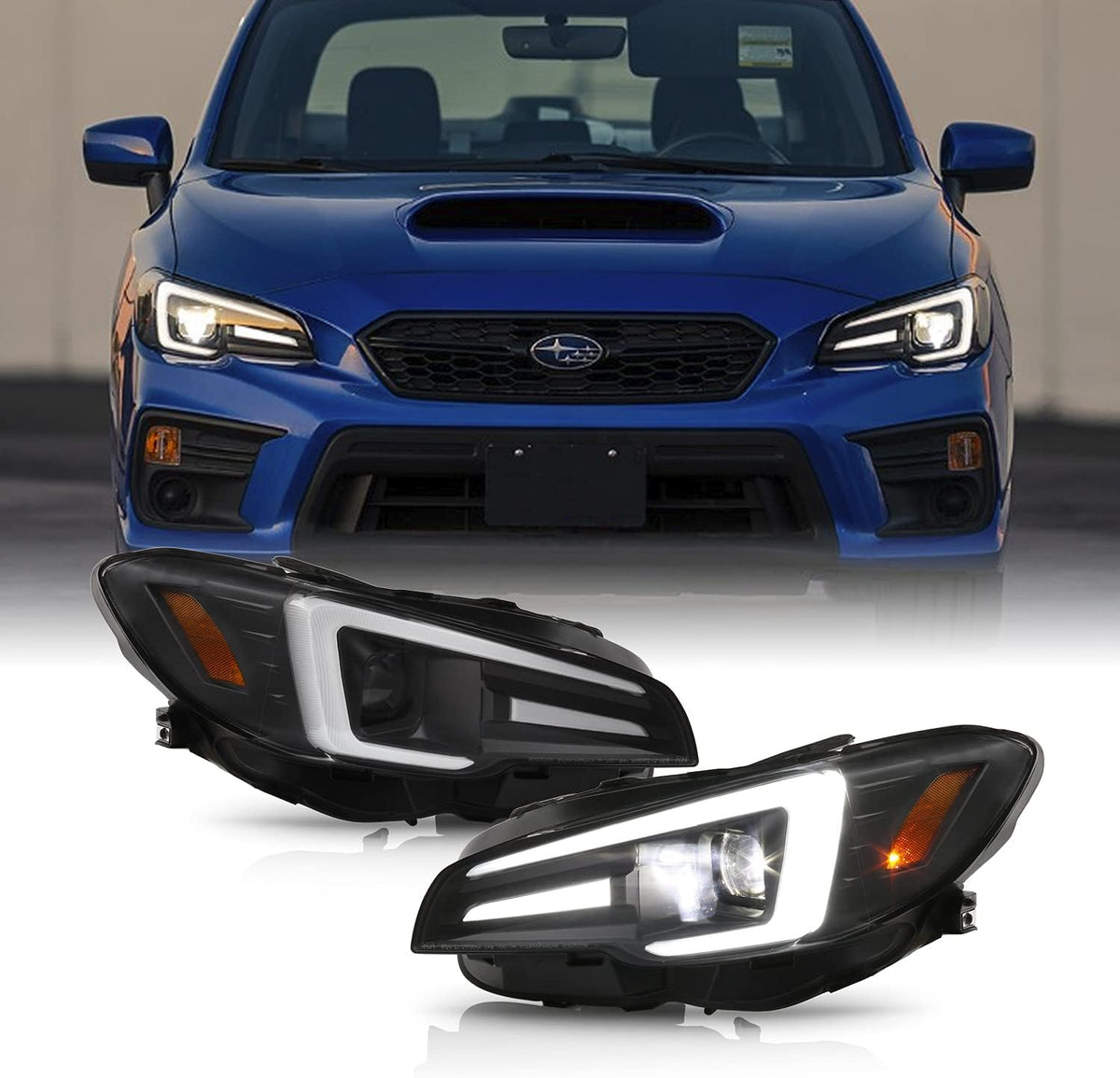 Projector Headlights Housing with DRL I7829