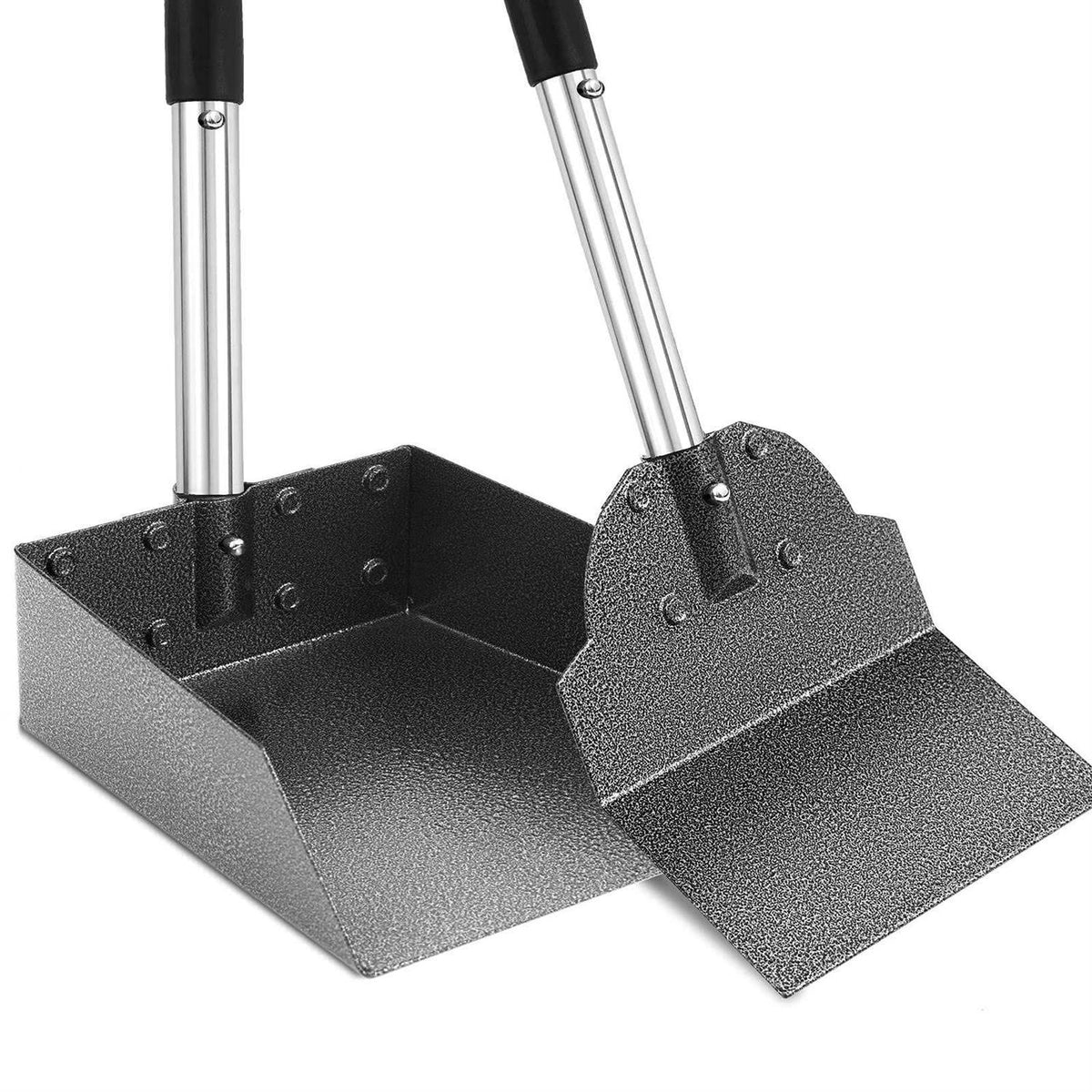 Metal Dog Pooper Scooper with Adjustable Long Handle L24413