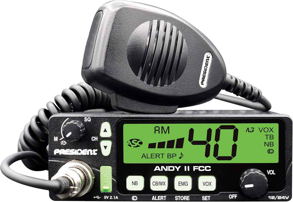 CB Radio with Weather Alert and USB Port A440708