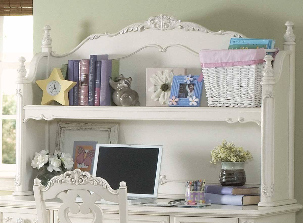 Twin Canopy Poster Bed in White P80198