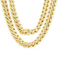14k Yellow Gold Miami Cuban Link Chain Necklace X75172