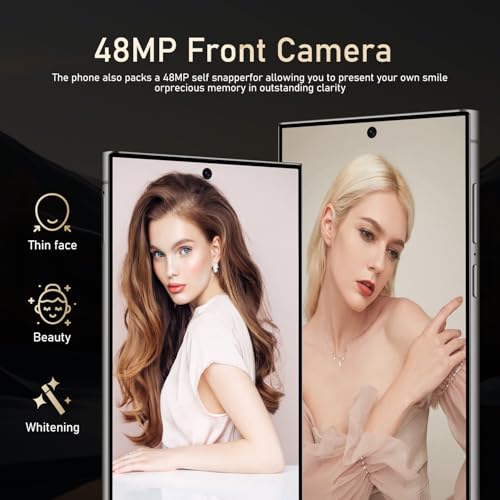 White 6.8" 6GB+256GB Unlocked Smartphone M278402