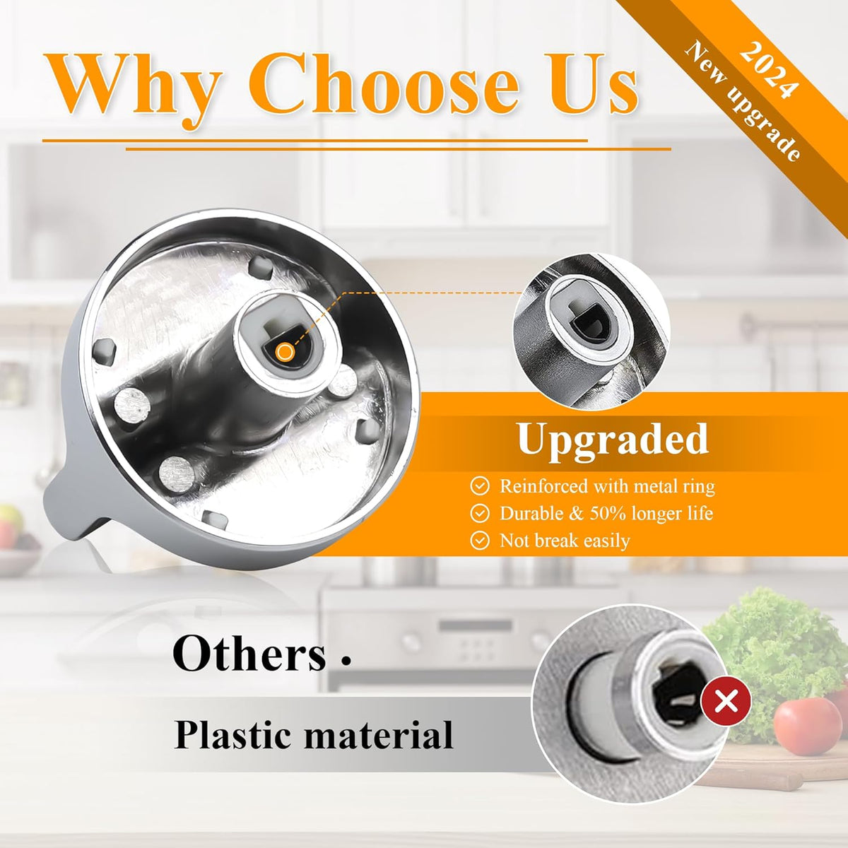 5 Pack Gas Stove Range Knobs U611367
