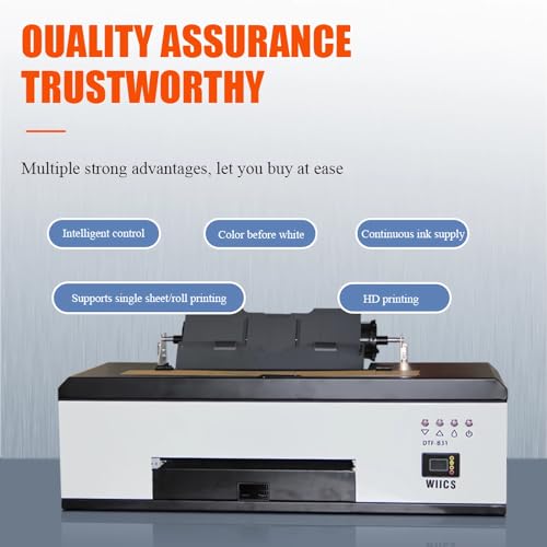 DTF Printer with Automatic White Ink Agitation and Timed Circulation Y94674