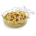 2-quart Glass Casserole Baking Dish with Cover G659