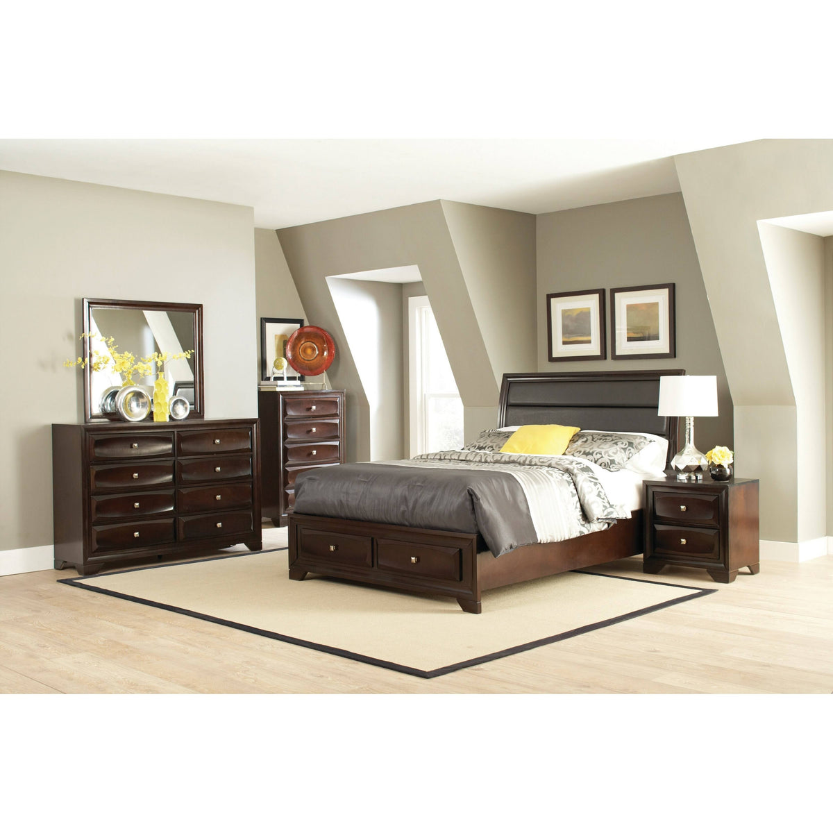 Cappuccino Nightstand V927431