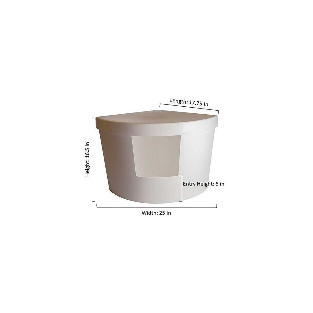 Plastic Enclosed Litter Box W920