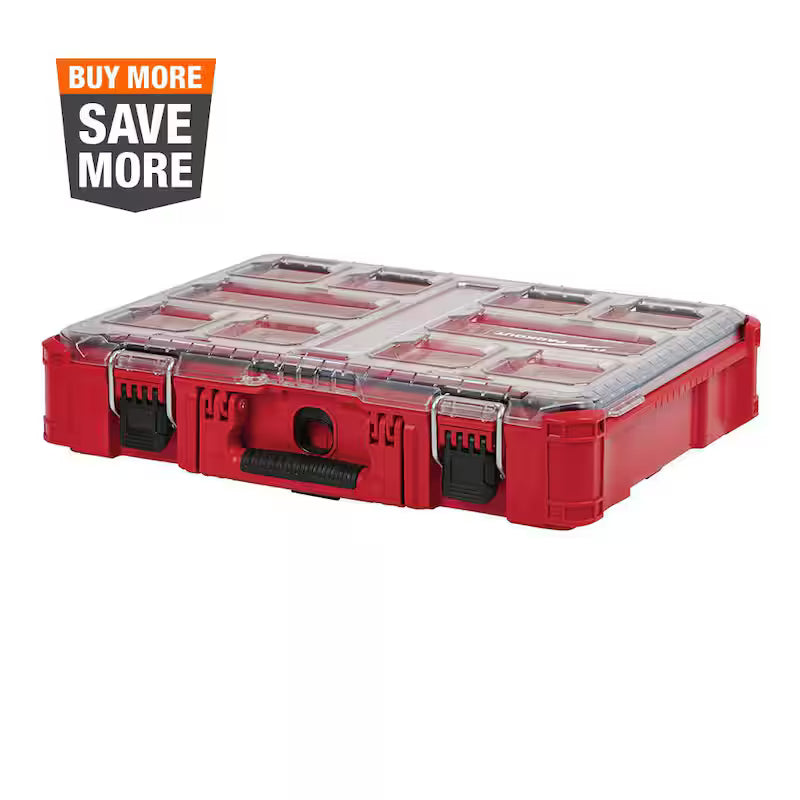 Impact Resistant 11-Compartment Small Parts Organizer F833